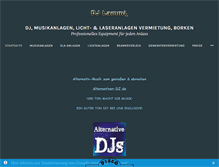 Tablet Screenshot of djlammi.de